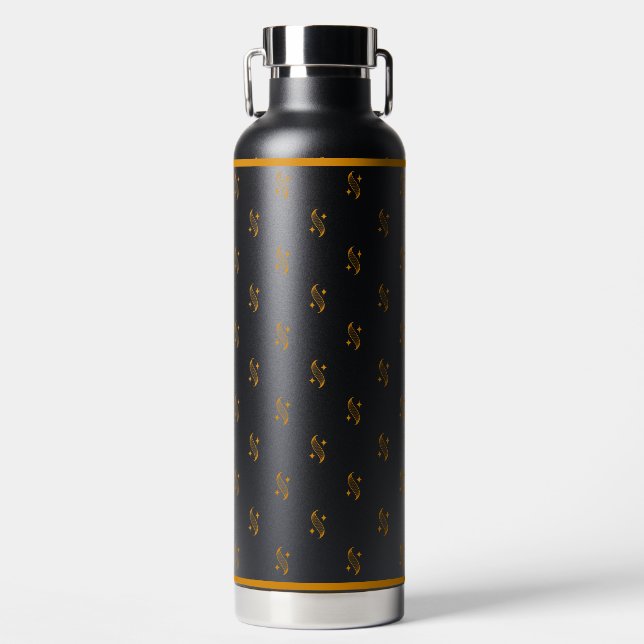 Shine logo pattern Water Bottle (Front)