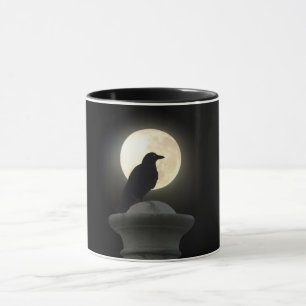 Shine Moon Crow Mug