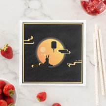 Shine Moon Rabbit- Black Sky Mid-Autumn Festival