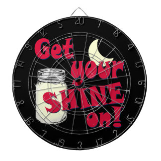 shine on dartboard