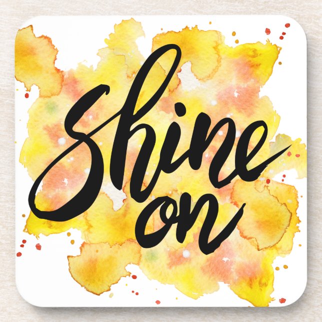 Shine On Graffiti Art Coaster (Front)