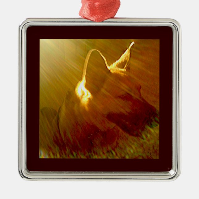 Shine On Me German Shepherd #1 Metal Tree Decoration (Front)