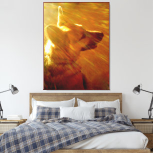 Shine On Me German Shepherd #2 Canvas Print