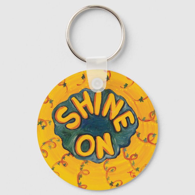 Shine on Yellow Key Chain (Front)