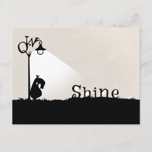 Shine, Qwirks... Shine. A Postcard. Postcard