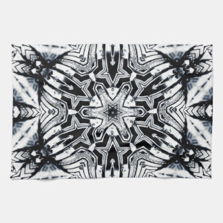 Shine Silva Geometric Star  Tea Towel