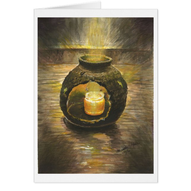 Shine through the broken pottery (Front)