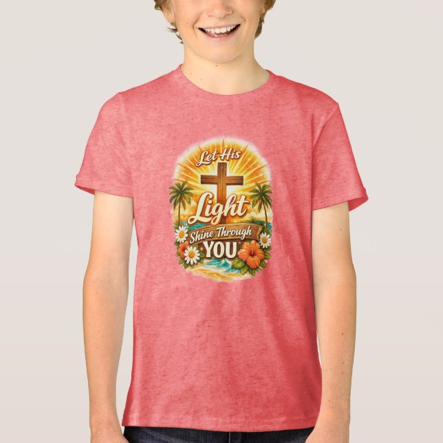 Shine Through YOU Tri-Blend Shirt (Front)