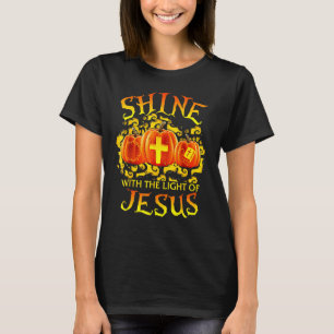 Shine With The Light Of Jesus Christian Halloween T-Shirt