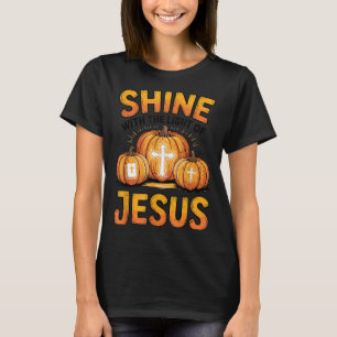 Shine With The Light Of Jesus Halloween Christian T-Shirt