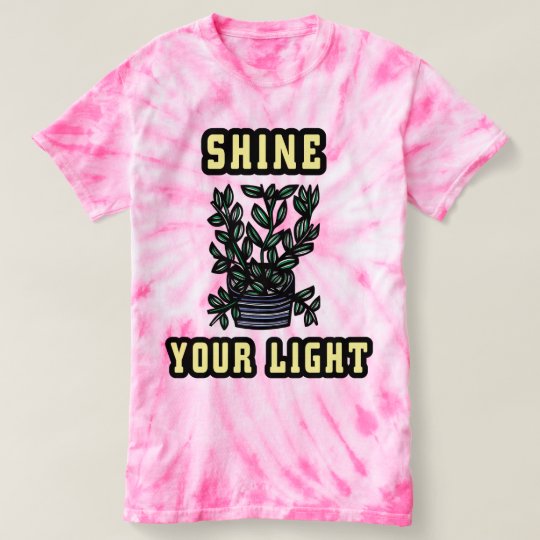 "Shine Your Light" Women's Cyclone Tie-Dye T-Shirt