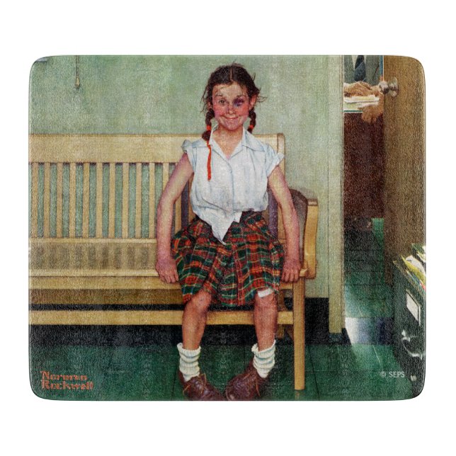 Shiner or Outside the Principal's Office Cutting Board (Front)