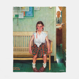 Shiner or Outside the Principal's Office Fleece Blanket