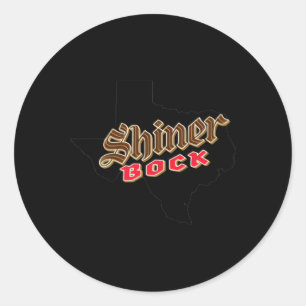 Shiner Tx Town For Drinkers Classic Round Sticker