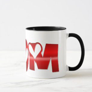 Shiney Mum with Hearts Mug