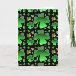 Shiney Shamrocks Card