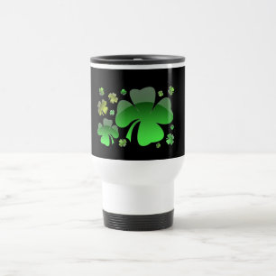 Shiney Shamrocks Travel Mug