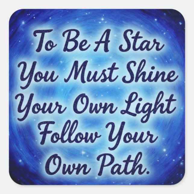 ShineYourLight Square Sticker (Front)