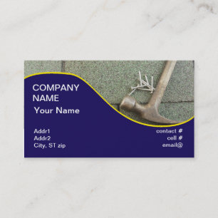 shingle roof business card
