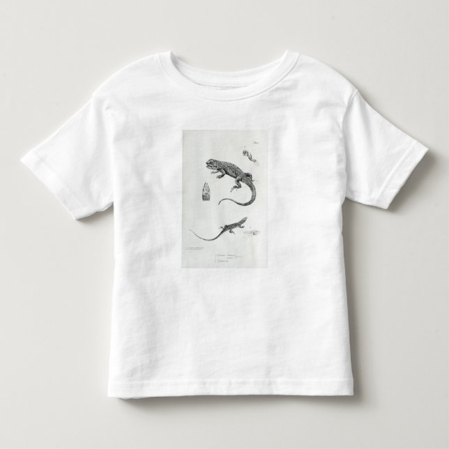 Shingled Iguana Toddler T-Shirt (Front)