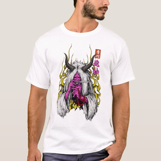 Shinigami Death Spirit Japanese Oni Demon T-Shirt (Front)