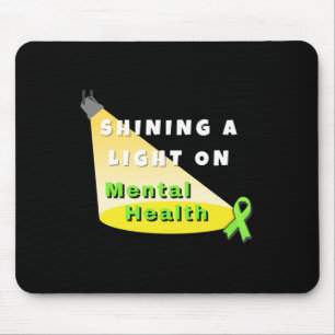 Shining A Light On Mental Health –mental Health Mouse Mat