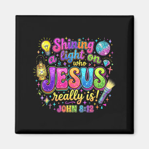 Shining A Light On Who Jesus VBS 2026 Vacation Magnet