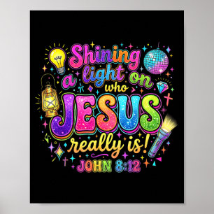 Shining A Light On Who Jesus VBS 2026 Vacation Poster