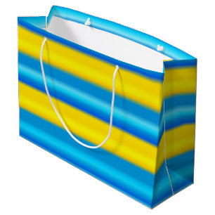 Shining Bright Diamonds-Coordinating Stripes-3- Large Gift Bag
