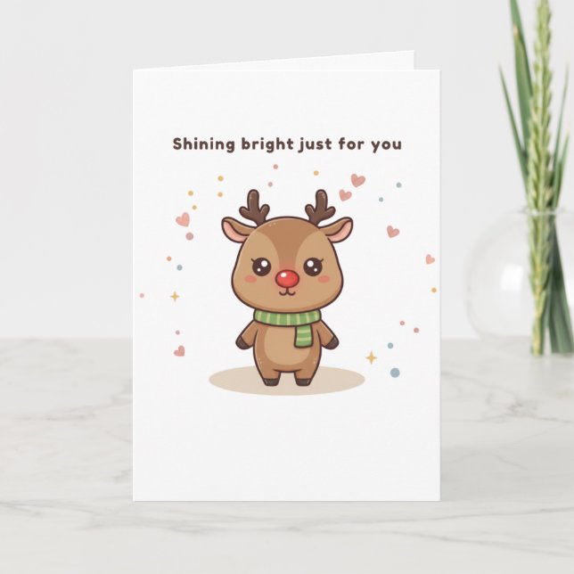 Shining Bright Just for You Cute Puchi Dōshi Card (Front)