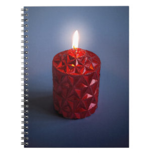 Shining candle notebook