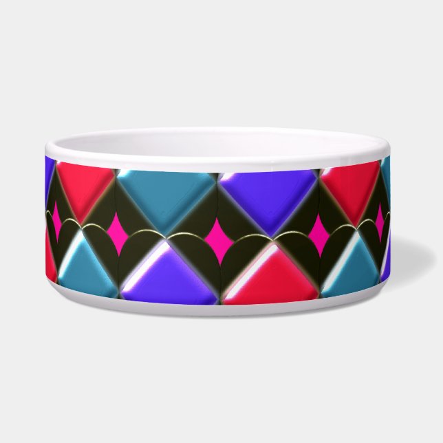 Shining Daimonds You Create Dog Bowl (Front)