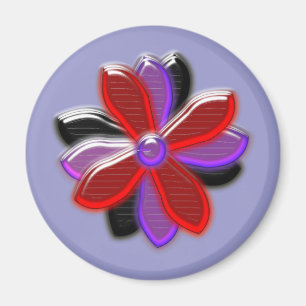 Shining Daisy Flower Magnet