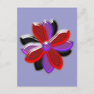 Shining Daisy Flower Postcard