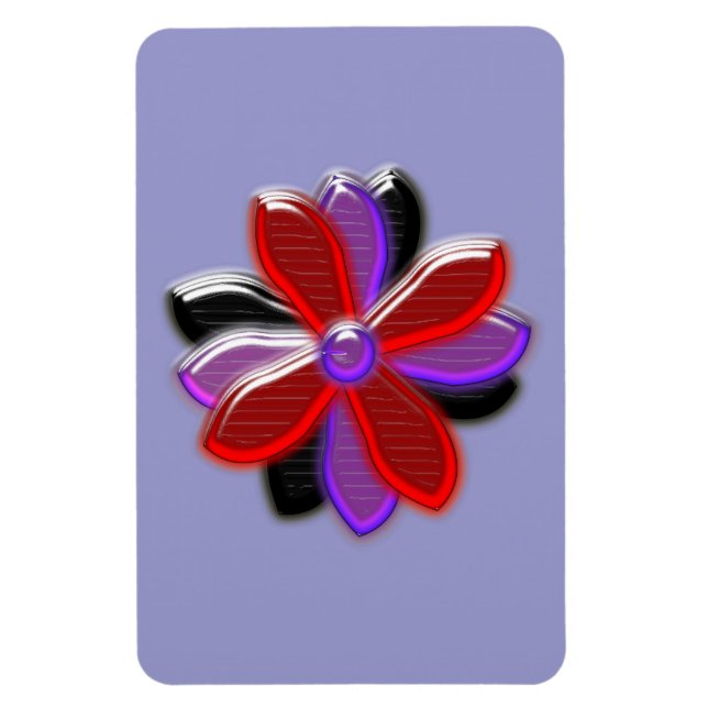 Shining Daisy Flower Premium Magnet (Vertical)
