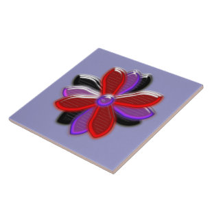 Shining Daisy Flower Tile