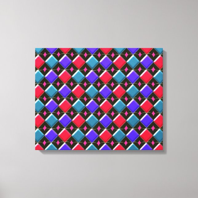 Shining Diamonds Canvas Pri Print (Front)