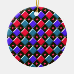 Shining Diamonds Pendant Ceramic Tree Decoration