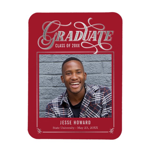 Shining Future Editable Colour Graduation Magnet (Vertical)