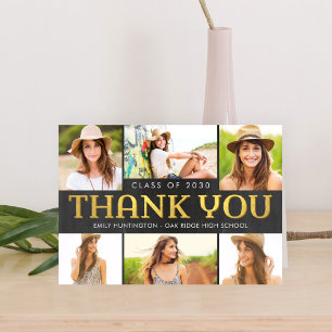 Shining Future Graduation Thank You Card