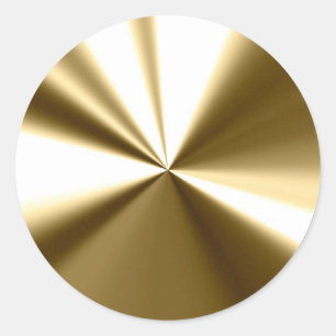 Shining Gold Round Seals Stickers