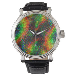 Shining Holographic Bright Rainbow Lights Glitter Watch