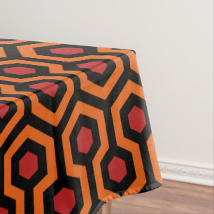 Shining iconic hotel carpet pattern tablecloth