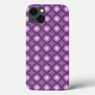 Shining Lavender Polka Dot iPhone 13 Case