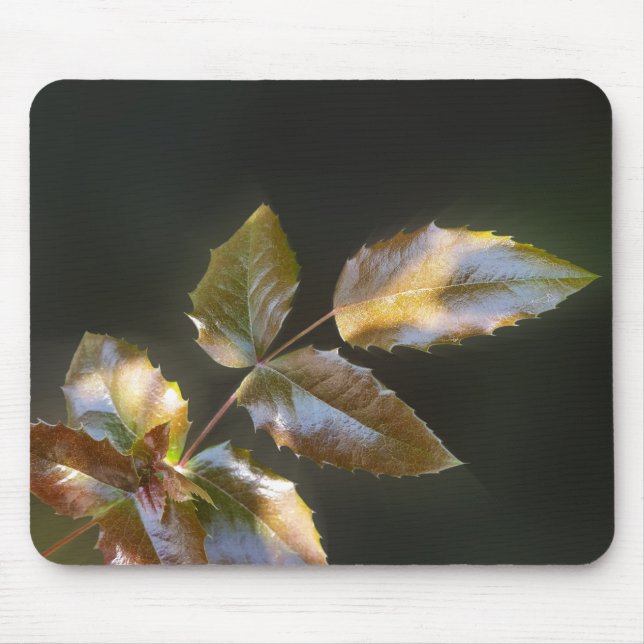 shining leaves mouse mat (Front)