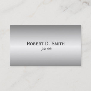 Shining metallic engineering business cards