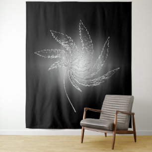 Shining moonlight through a leaf...... tapestry
