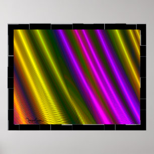 Shining Moving Metal Rolls Poster