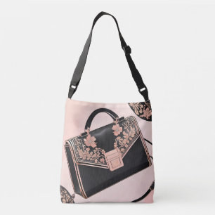 Shining O Pink Purse AI art Crossbody Bag