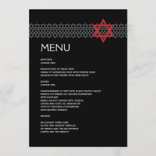 Shining Star Bar/Bat Mitzvah Menu